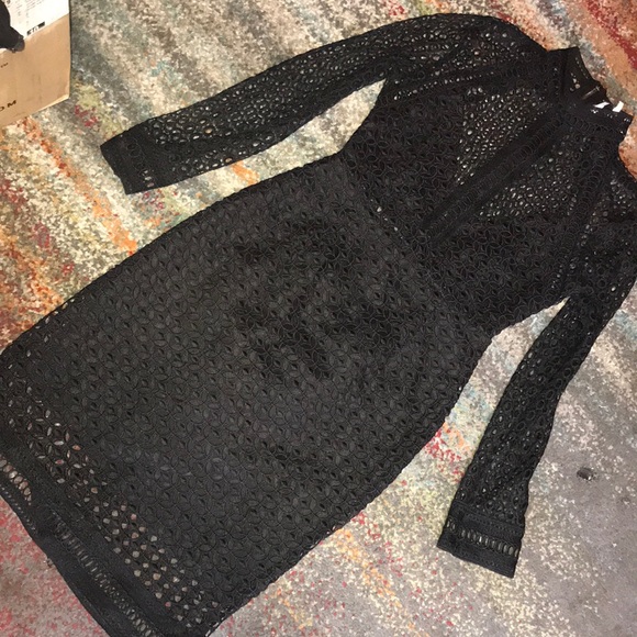 Ivory & Chain Eyelet Dress - Picture 1 of 5